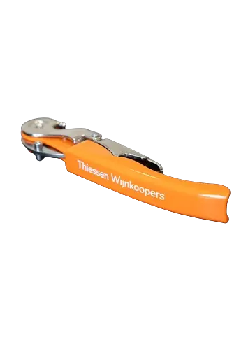 [ACCE0023] Thiessen Pulltap sommeliermes ORANJE (kurkentrekker)