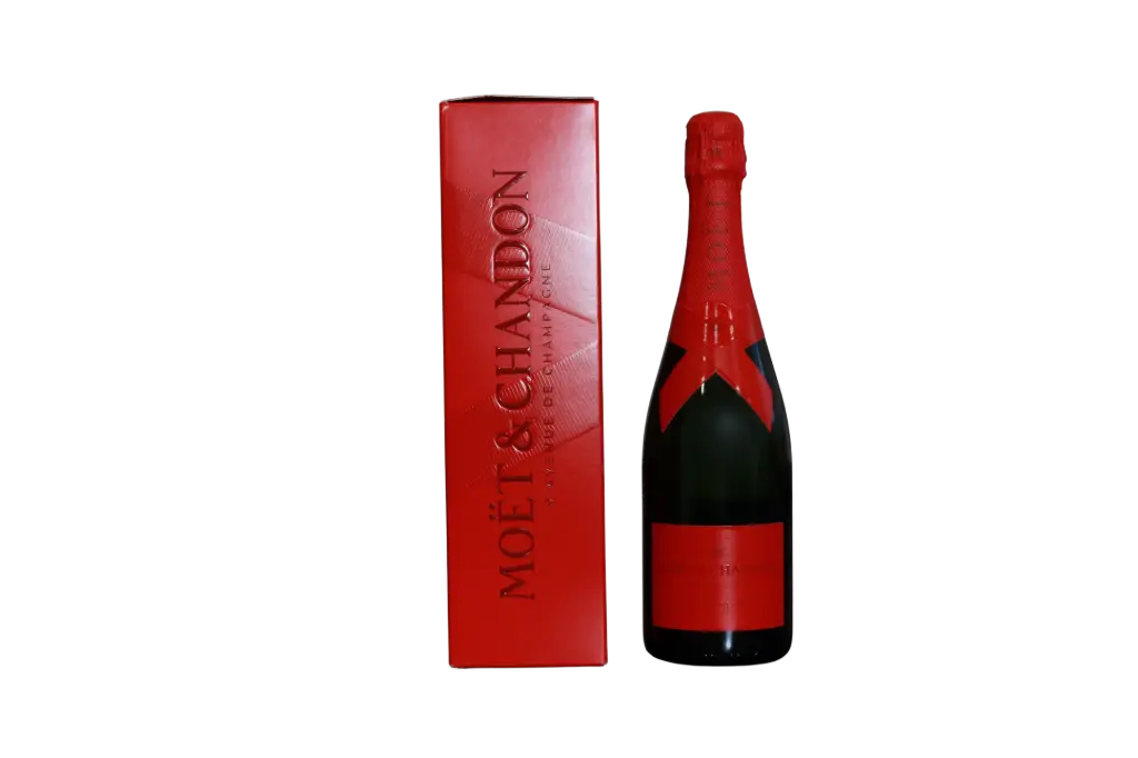 Moet & Chandon brut End of year 2025 red box
