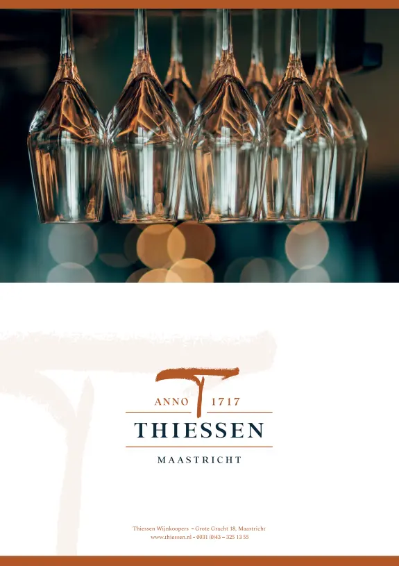 Wenskaart Thiessen champagne