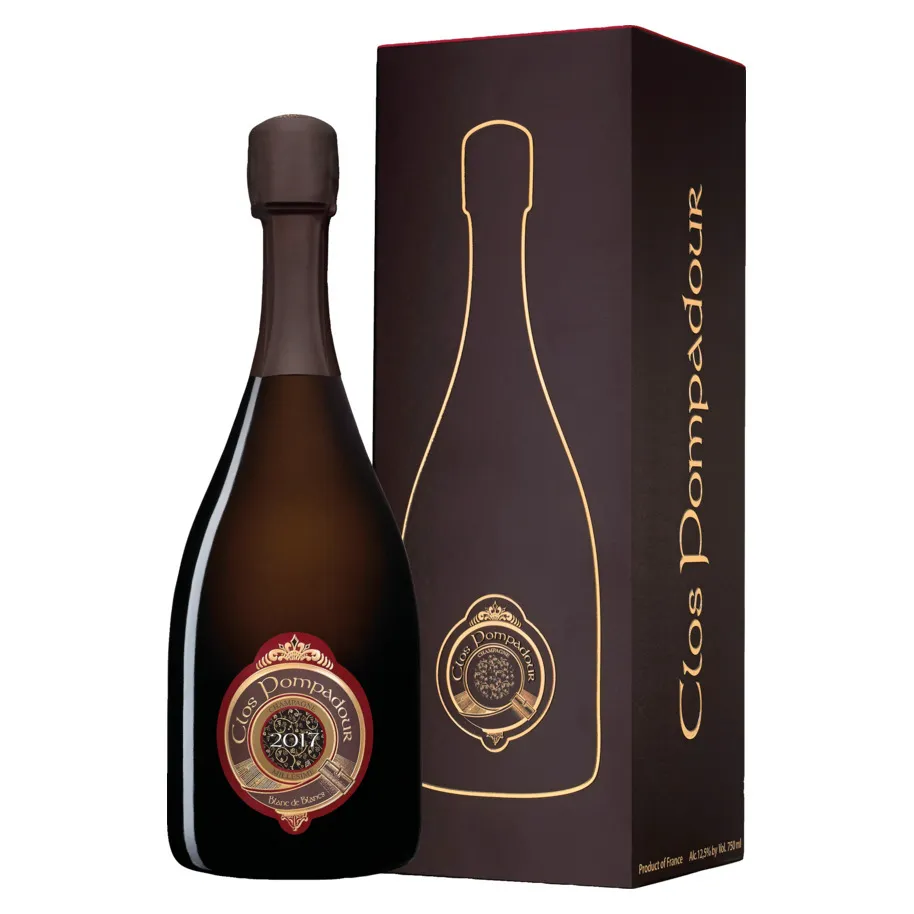 Clos Pompadour Champagne 2017 blanc de blancs giftbox