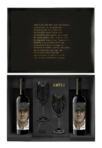 [ESCL0102] Matsu Recio 2015 Toro 2 flessen + 2 Riedel glazen