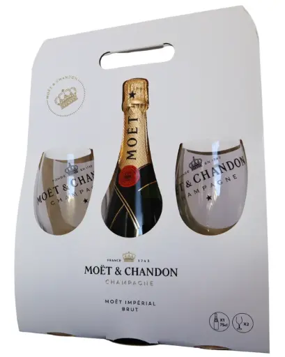 [FRCH6150] Moet & Chandon Imperial brut + 2 glazen